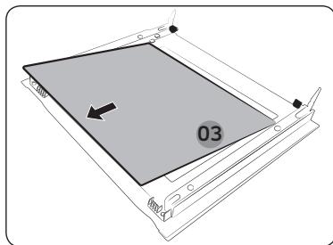 SAMSUNG V75K5571RM - Vitre de la porte - 4