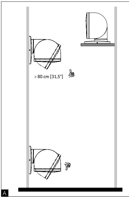 FOCAL DOME SUBWOOFER WHITE - A - Height positioning / Position en hauteur - 1