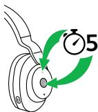 AKG CASQUE PERFORMANCEELITE 85H - Réinitialiser le casque - 1