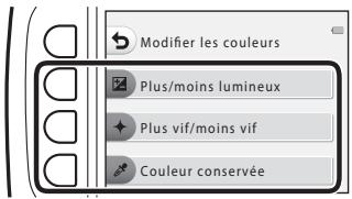 NIKKON COOLPiX - Utilisez la commande polyvalente 2, 3 ou 4 pour selectionner le réglage. - 1