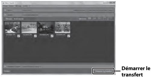 NIKKON COOLPiX - Àprous le démarrage de Nikon Transfer 2, cliquez sur Demarrer le transfert. - 1
