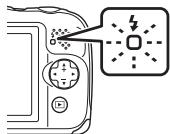 NIKKON COOLPiX - Témoin du flash - 1