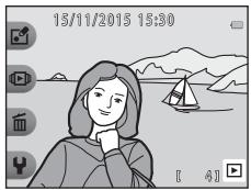 NIKKON COOLPiX - Sélectionnez une image à afficher à l'aide du sélecteur multidirectionnel. - 3