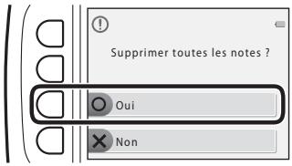 NIKKON COOLPiX - Supprimer toutes les notes - 3