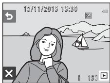 NIKKON COOLPiX - Appuyez sur la commande polyvalente 2 (E). - 3