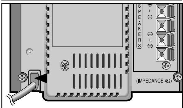 SAMSUNG MM-B7C - Branchement de la microchaine sur le secteur - 1
