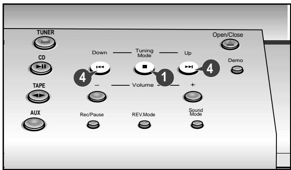 SAMSUNG MM-B7C - Vérification ou modification de la programmation - 1
