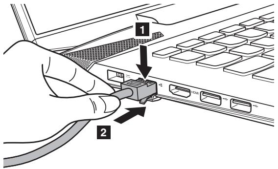 LENOVO Y50-70 59426740 - - Connexion des câbles réseau - 1