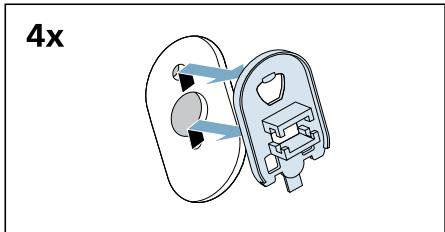 SIEMENS WN34A100FF - Installation des sécurités de transport : - 2
