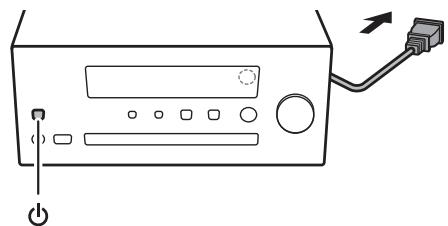YAMAHA MCRN470DBL - Mise sous tension - 1