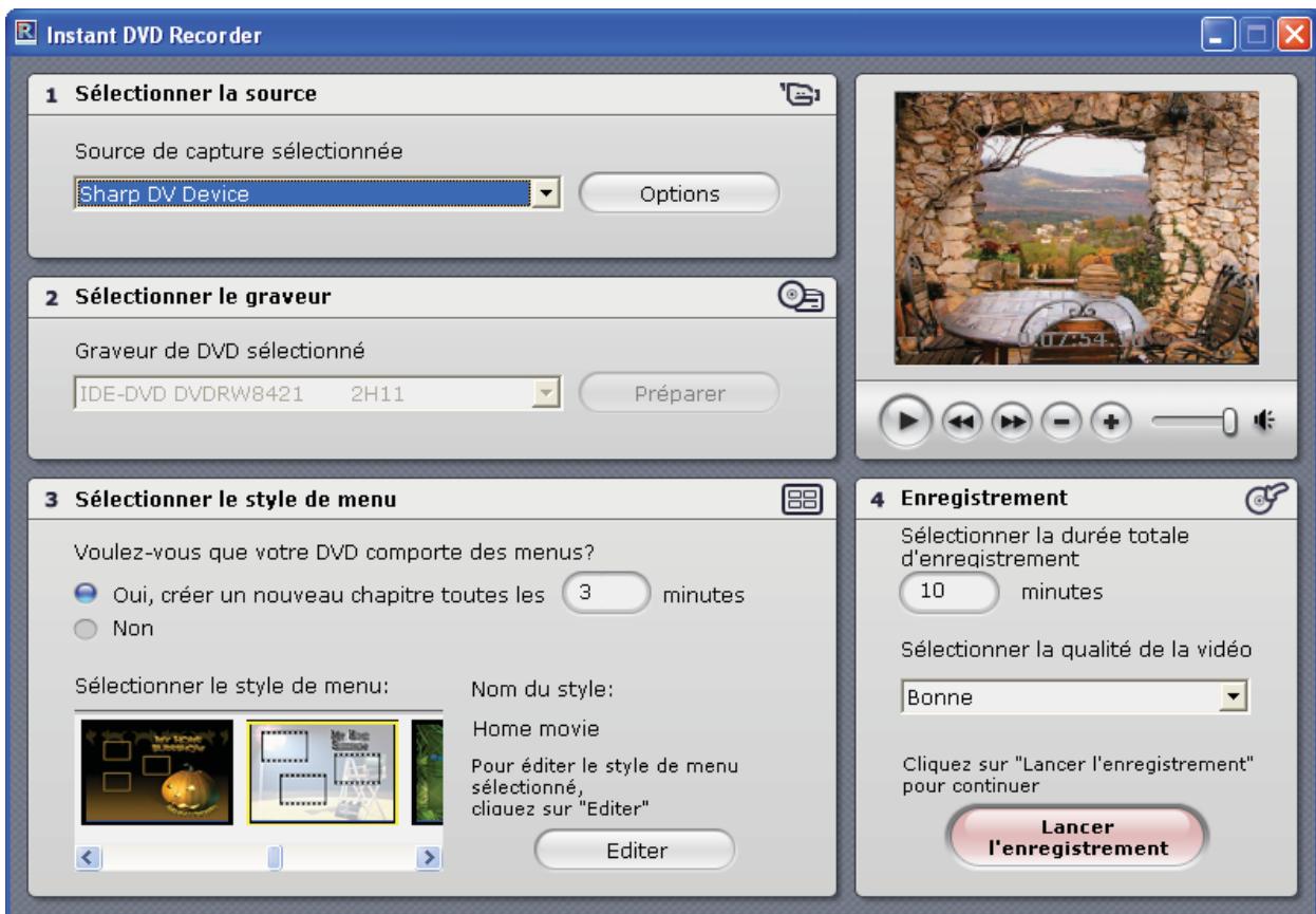 PINNACLE DVD RECORDER II - Le mode avancé - 1