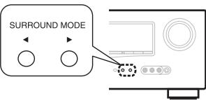 DENON AVR 1611 - Sélection d'un mode d'écoute (Mode surround) - 3