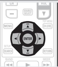DENON AVR 1611 - Utilisations du menu d'attribution d'entrée - 1