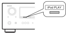 DENON AVR 1611 - Appuyez sur iPod PLAY. - 3