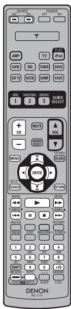 DENON AVR 1611 - Commanded'unteleviseur - 1