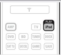 DENON AVR 1611 - Appuyez sur iPod PLAY. - 1