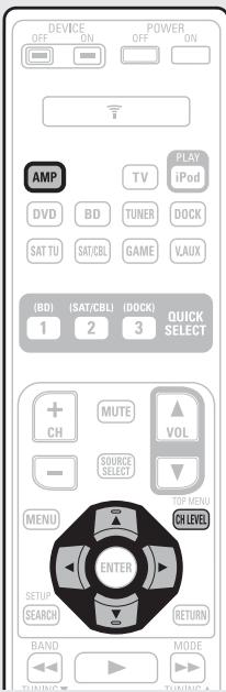 DENON AVR 1611 - Appuyez sur  pour selectionner l'enceinte. - 1