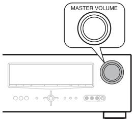 DENON AVR 1611 - Réglage du volume principal - 3