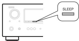 DENON AVR 1611 - Pour annuler la minuterie sommeil - 2