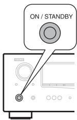 DENON AVR 1611 - [Témoin d'alimentation en mode veille] - 3