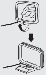 DENON AVR 1611 - Montage de l'antenne cadre AM - 2
