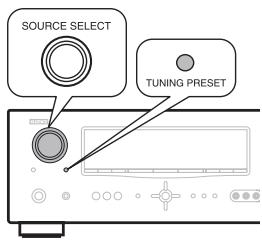 DENON AVR 1611 - Ecoute des stations prérégliées - 2