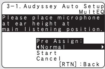 DENON AVR 1611 - Utilisez  pour selectionner l'option "Pre Assign". - 1