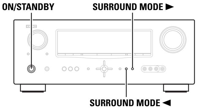 DENON AVR 1611 - Réinitialisation du microprocesseur - 1