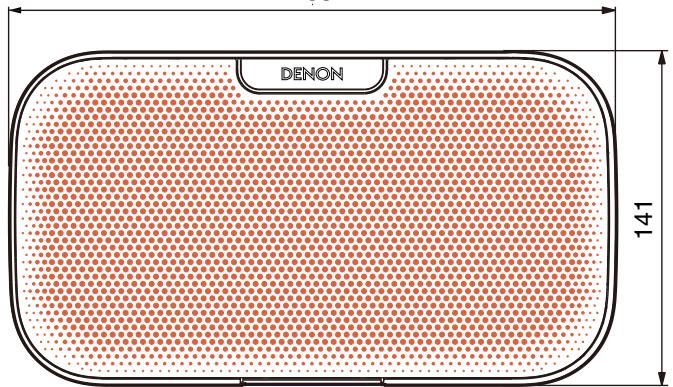 DENON CHARGE 2+ - Dimensions (Unité : mm) - 2