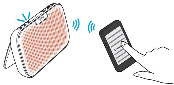 DENON CHARGE 2+ - Sélectionnez "Envaya" à partir de la liste des appareils affichés à l'écran de votre dispositif Bluetooth. - 1