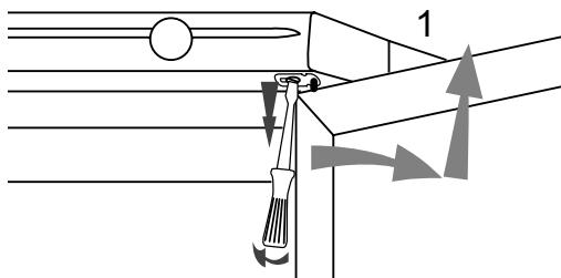 BRANDT CR1701 - Changement du sens d'ouverture de la porte - 1
