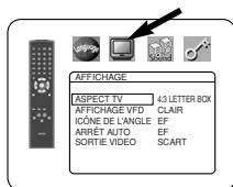 DENON DVD-700 GOLD - Réglage de l'affichage - 1