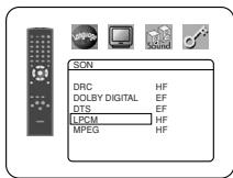 DENON DVD-700 GOLD - LPCM (Défaut : HF) - 1