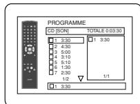 DENON DVD-700 GOLD - Programme - 1