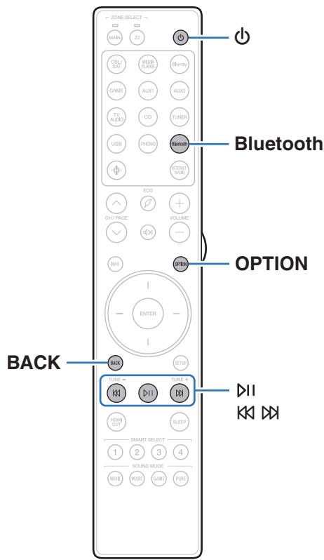 MARANTZ NC - Listening to music on a Bluetooth device - 1