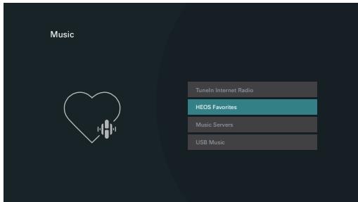 MARANTZ NC - Playing back HEOS Favorites - 1