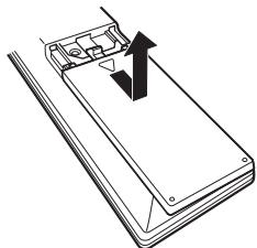 MARANTZ NC - Inserting the batteries - 1