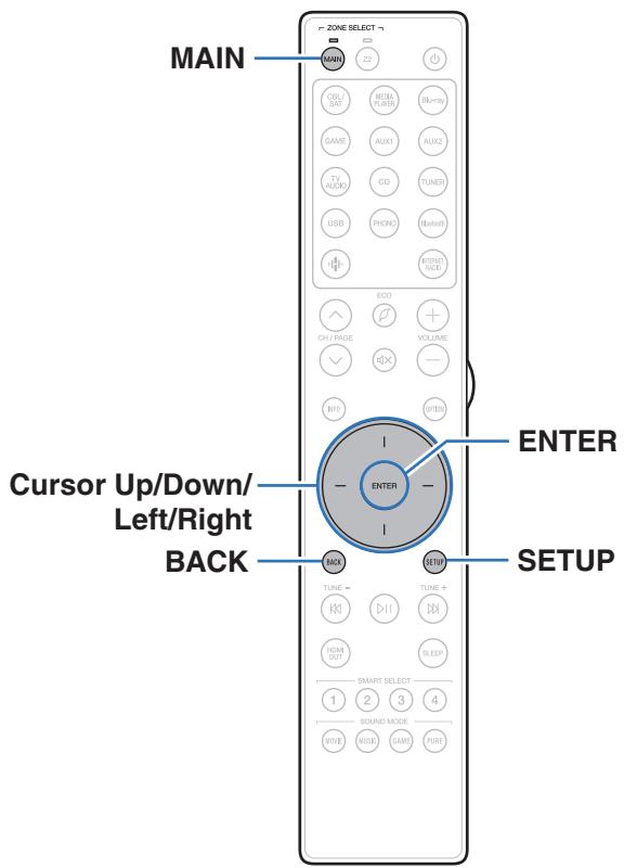 MARANTZ NC - Menu map - 1