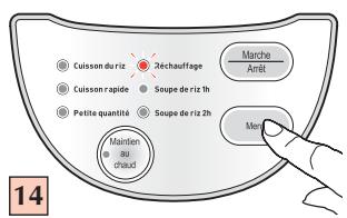 SEB RK4002DELIRICE - Fonction Maintien au chaud - Fig. 13 - 1