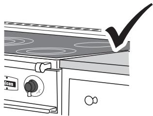 FALCON FCON1092 - Positionnement de la cuisineire - 3