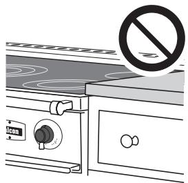 FALCON FCON1092 - Positionnement de la cuisineire - 4