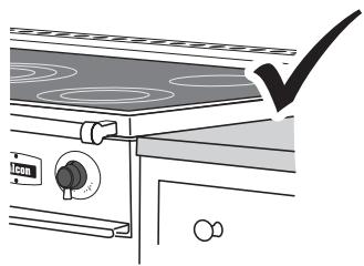 FALCON FCON1092 - Positionnement de la cuisineire - 2