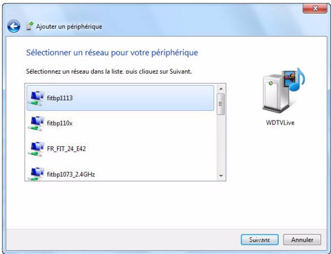 WESTERN DIGITAL PASMM WD TV - Entrez le code d'appairage (voir étape 1, puis cliquez sur Suivant. - 2