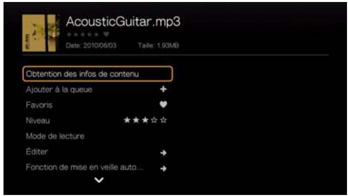 WESTERN DIGITAL PASMM WD TV - Options de lecture audio - 1