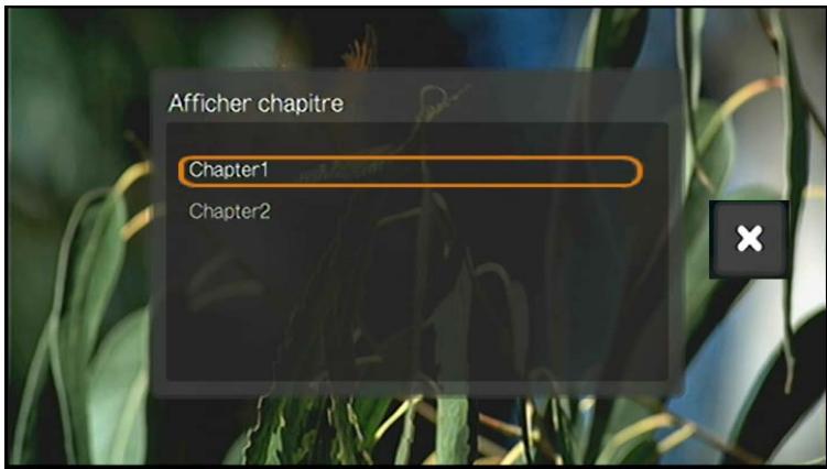 WESTERN DIGITAL PASMM WD TV - Pour selectionnez le chapitre video : - 1