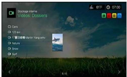WESTERN DIGITAL PASMM WD TV - Affichage du navigateur - 1