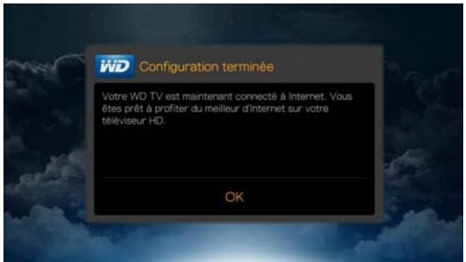 WESTERN DIGITAL PASMM WD TV - Installation d'une la connexion Ethernet (filaire) - 2
