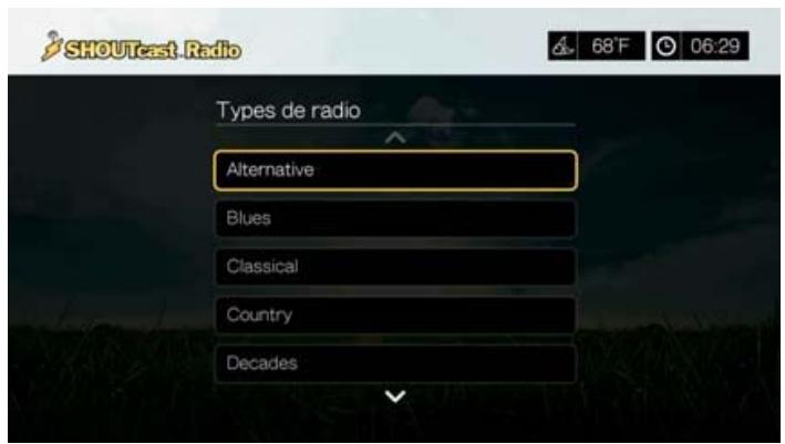 WESTERN DIGITAL PASMM WD TV - Pour rechercher une station de radio : - 2