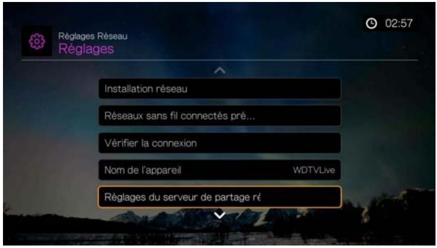 WESTERN DIGITAL PASMM WD TV - Activation du partage de fichier sur le partage en réseau (serveur Samba) - 1