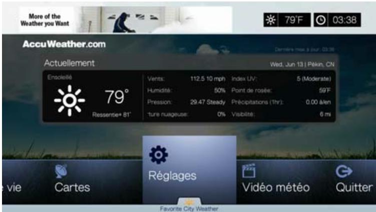 WESTERN DIGITAL PASMM WD TV - Pour acceder à Météo : - 3